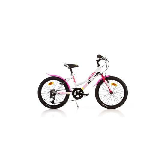 Juniorské kolo 420D bílá/růžová - DINO BIKES Juniorské kolo 420D bílá/růžová - DINO BIKES