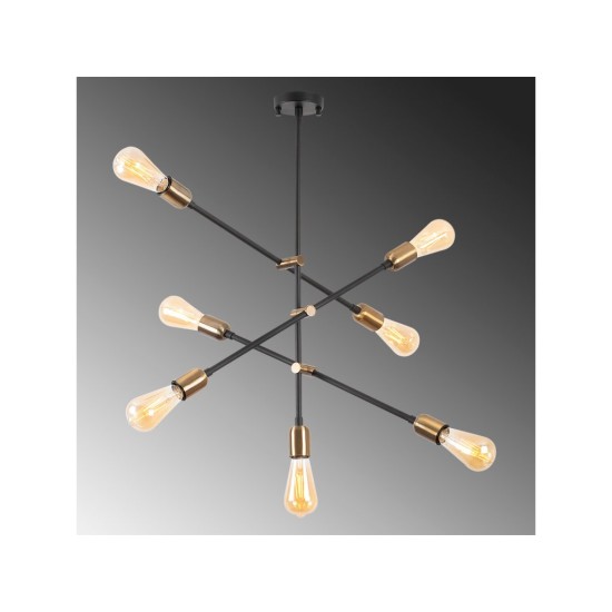 Stropní světlo, lustr 10350 Black Antique 230V, E27 - OPVIQ CHANDELIER BESTE Stropní světlo, lustr 10350 Black Antique 230V, E27 - OPVIQ CHANDELIER BESTE