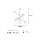 Stropní světlo, lustr 10350 Black Antique 230V, E27 - OPVIQ CHANDELIER BESTE Stropní světlo, lustr 10350 Black Antique 230V, E27 - OPVIQ CHANDELIER BESTE