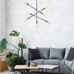 Stropní světlo, lustr 10350 Black Antique 230V, E27 - OPVIQ CHANDELIER BESTE Stropní světlo, lustr 10350 Black Antique 230V, E27 - OPVIQ CHANDELIER BESTE