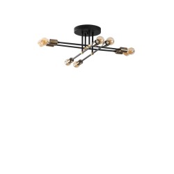 Stropní světlo, lustr 1322 Black 230V, E27 - OPVIQ CHANDELIER EXHAUST