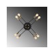 Stropní světlo, lustr 1322 Black 230V, E27 - OPVIQ CHANDELIER EXHAUST