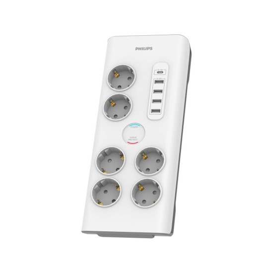 Přepěťová ochrana SPN7060WA/60, bílá, 2 m - PHILIPS Přepěťová ochrana SPN7060WA/60, bílá, 2 m - PHILIPS