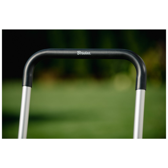 Pojízdný naviják WHITE LINE s hadicí 1/2" 20 m a příslušenstvím SILVER PRO SET, kovový - BRADAS