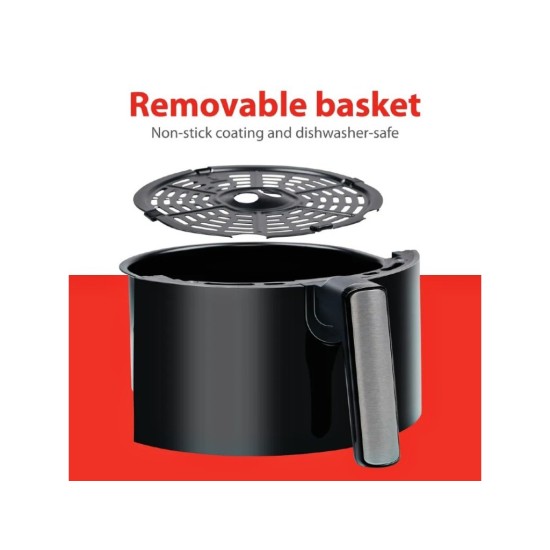 Horkovzdušná fritéza s digitálním displejem 3,5 l, 1400 W - ALPINA Horkovzdušná fritéza s digitálním displejem 3,5 l, 1400 W - ALPINA