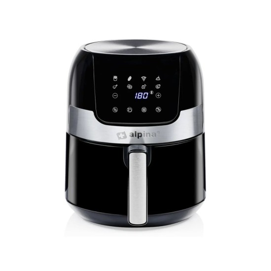 Horkovzdušná fritéza s digitálním displejem 3,5 l, 1400 W - ALPINA Horkovzdušná fritéza s digitálním displejem 3,5 l, 1400 W - ALPINA