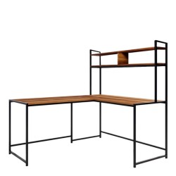 Rohový psací stůl - Hanah Home Study Desk L203 Walnut Rohový psací stůl - Hanah Home Study Desk L203 Walnut