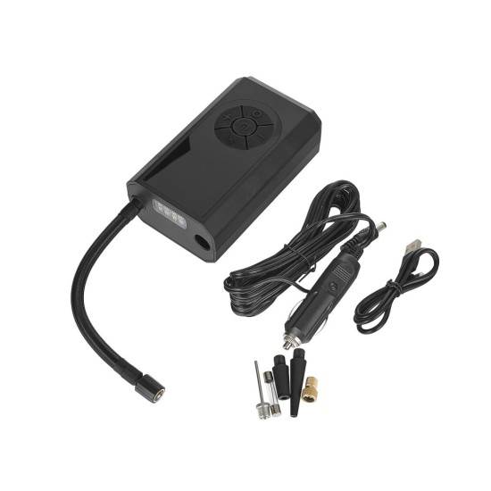 Aku kompresor mini, 7,4V, 4000 mAh, s LED svítilnou - GEKO Aku kompresor mini, 7,4V, 4000 mAh, s LED svítilnou - GEKO
