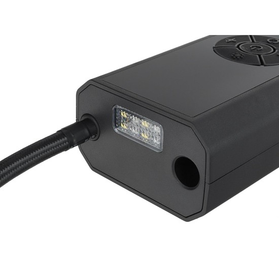 Aku kompresor mini, 7,4V, 4000 mAh, s LED svítilnou - GEKO Aku kompresor mini, 7,4V, 4000 mAh, s LED svítilnou - GEKO