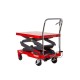 Nůžkový zvedací stůl 300 kg, zdvih 129 cm, pojízdný - MAR-POL