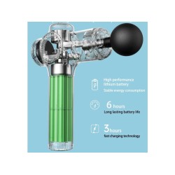 Masážní pistole F8, černá - GLOX