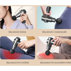 Masážní pistole 750, zelená - GLOX