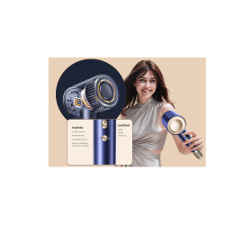 Fén na vlasy s ionizátorem D4, modrý - GLOX