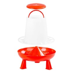 Krmítko pro slepice Goodfarm 2v1, 6 kg, s nožičkami Krmítko pro slepice Goodfarm 2v1, 6 kg, s nožičkami