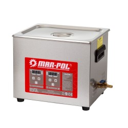 Ultrazvuková čistička 10 l, 240 W, nerez - MAR-POL Ultrazvuková čistička 10 l, 240 W, nerez - MAR-POL