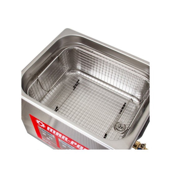 Ultrazvuková čistička 10 l, 240 W, nerez - MAR-POL