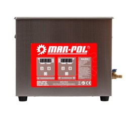 Ultrazvuková čistička 10 l, 240 W, nerez - MAR-POL Ultrazvuková čistička 10 l, 240 W, nerez - MAR-POL