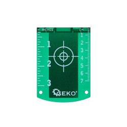 Terč pro zelený laser, s magnety - GEKO