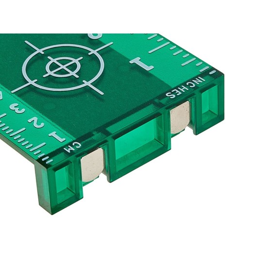 Terč pro zelený laser, s magnety - GEKO