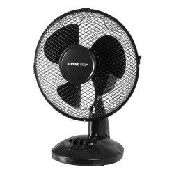 Stolní ventilátor 23 cm, 25 W, černý - STREND PRO