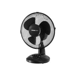 Stolní ventilátor 23 cm, 25 W, černý - STREND PRO