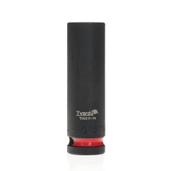 Rázová nástrčná hlavice prodloužená 1/2", 16 mm, CrMo - TVARDY Rázová nástrčná hlavice prodloužená 1/2", 16 mm, CrMo - TVARDY