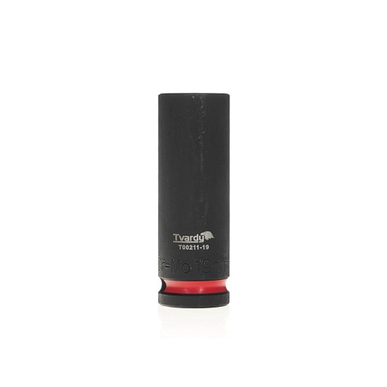 Rázová nástrčná hlavice prodloužená 1/2", 19 mm, CrMo - TVARDY