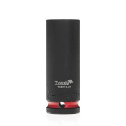 Rázová nástrčná hlavice prodloužená 1/2", 21 mm, CrMo - TVARDY Rázová nástrčná hlavice prodloužená 1/2", 21 mm, CrMo - TVARDY