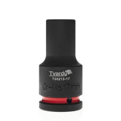 Rázová nástrčná hlavice prodloužená 3/4", 17 mm, CrMo - TVARDY Rázová nástrčná hlavice prodloužená 3/4", 17 mm, CrMo - TVARDY