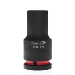 Rázová nástrčná hlavice prodloužená 3/4", 19 mm, CrMo - TVARDY Rázová nástrčná hlavice prodloužená 3/4", 19 mm, CrMo - TVARDY