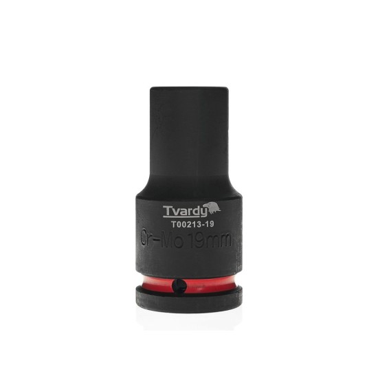 Rázová nástrčná hlavice prodloužená 3/4", 19 mm, CrMo - TVARDY