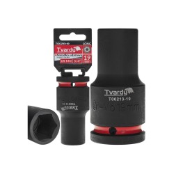 Rázová nástrčná hlavice prodloužená 3/4", 19 mm, CrMo - TVARDY