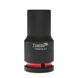 Rázová nástrčná hlavice prodloužená 3/4", 21 mm, CrMo - TVARDY Rázová nástrčná hlavice prodloužená 3/4", 21 mm, CrMo - TVARDY