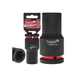 Rázová nástrčná hlavice prodloužená 3/4", 21 mm, CrMo - TVARDY
