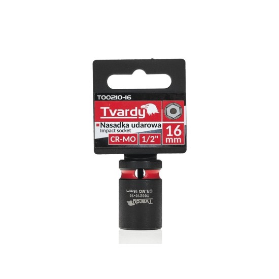 Rázová nástrčná hlavice 1/2", 16 mm, CrMo - TVARDY