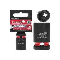 Rázová nástrčná hlavice 1/2", 16 mm, CrMo - TVARDY