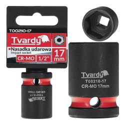 Rázová nástrčná hlavice 1/2", 17 mm, CrMo - TVARDY Rázová nástrčná hlavice 1/2", 17 mm, CrMo - TVARDY
