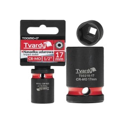 Rázová nástrčná hlavice 1/2", 17 mm, CrMo - TVARDY