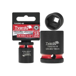 Rázová nástrčná hlavice 1/2", 18 mm, CrMo - TVARDY