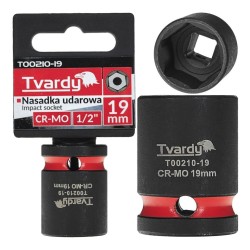Rázová nástrčná hlavice 1/2", 19 mm, CrMo - TVARDY