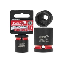Rázová nástrčná hlavice 1/2", 21 mm, CrMo - TVARDY