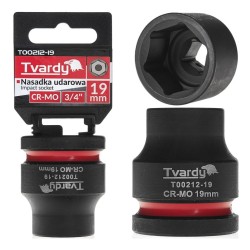 Rázová nástrčná hlavice 3/4", 19 mm, CrMo - TVARDY
