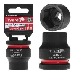 Rázová nástrčná hlavice 3/4", 21 mm, CrMo - TVARDY Rázová nástrčná hlavice 3/4", 21 mm, CrMo - TVARDY