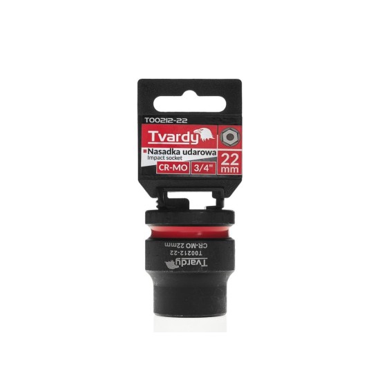 Rázová nástrčná hlavice 3/4", 22 mm, CrMo - TVARDY