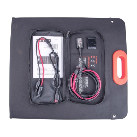 Solární panel nabíjecí, skládací, MC4, USB, 100 W - HERON