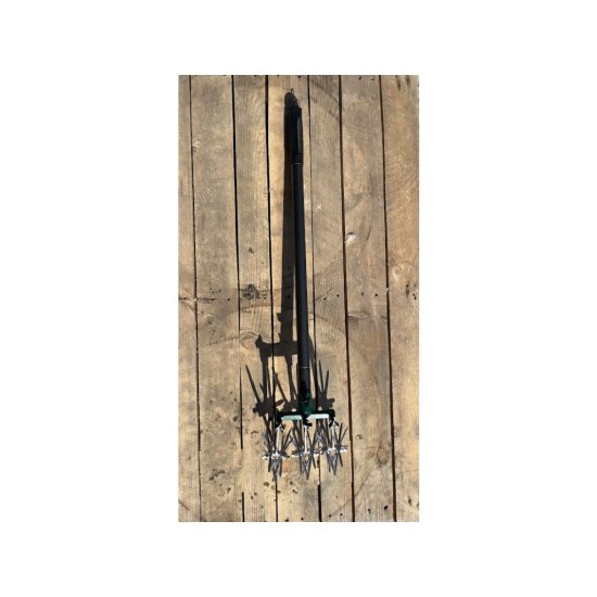 Kultivátor YardWorks, 3 řady, rotační, s teleskopickou násadou 71–130 cm