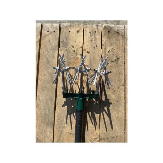 Kultivátor YardWorks, 3 řady, rotační, s teleskopickou násadou 71–130 cm