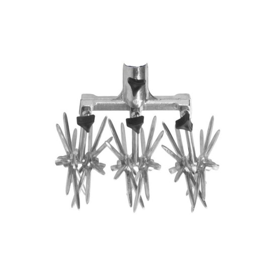 Kultivátor YardWorks, 3 řady, rotační, s teleskopickou násadou 71–130 cm