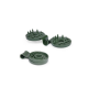 Upínací spona na sítě, tkaniny BUNGEE CORD CLIPS, zelená, balení 10 ks - BRADAS