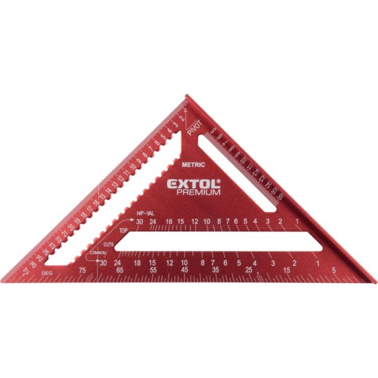 Tesařský úhelník 300 mm, kovový - EXTOL PREMIUM
